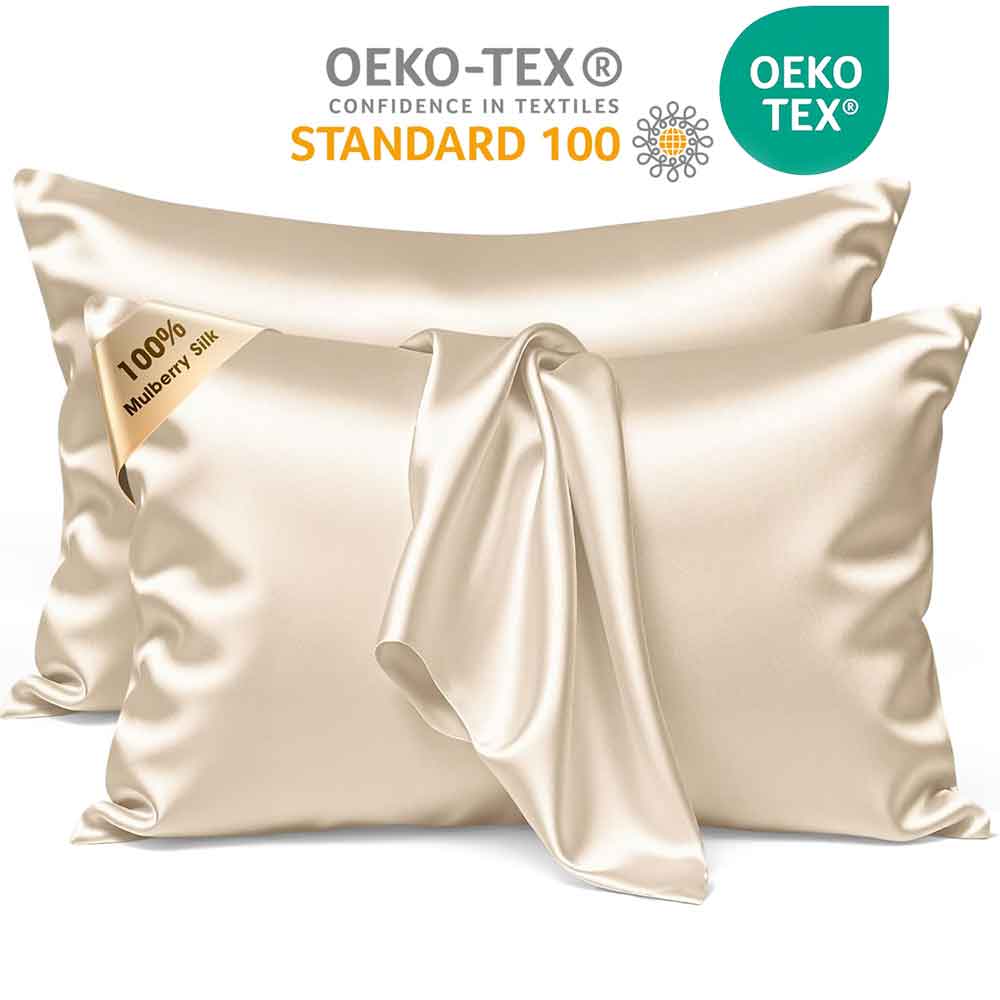 Silk Pillowcase - 30MM Heavy Weight 6A 100% Two