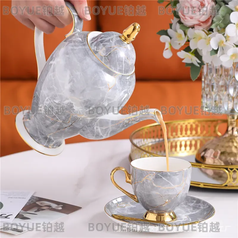 Luxury Bone China Coffee Cup a - Luxury Gift Set 评论和价格