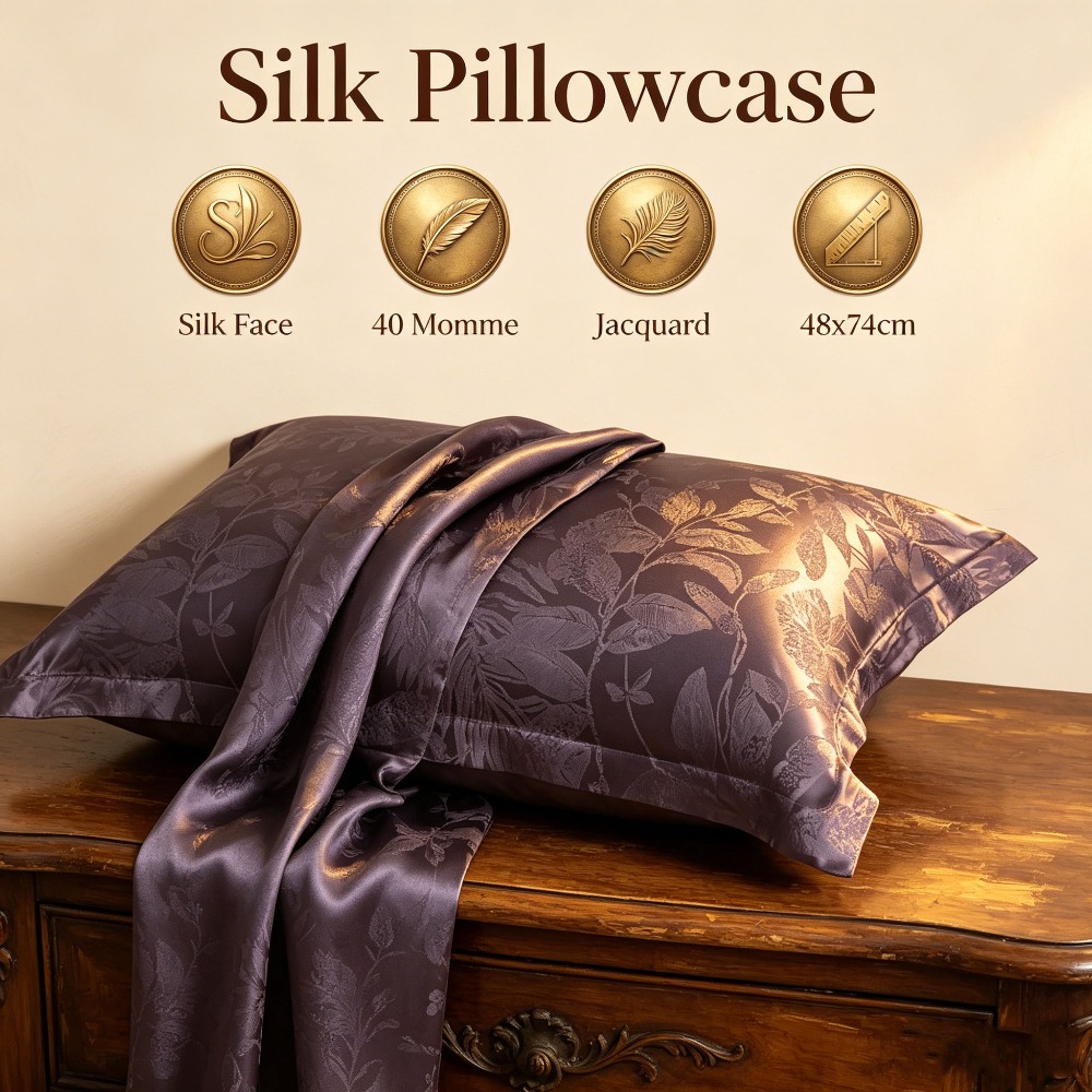 New 40 Momme Mulberry Silk Pil - Silk Pillowcase 评论和价格