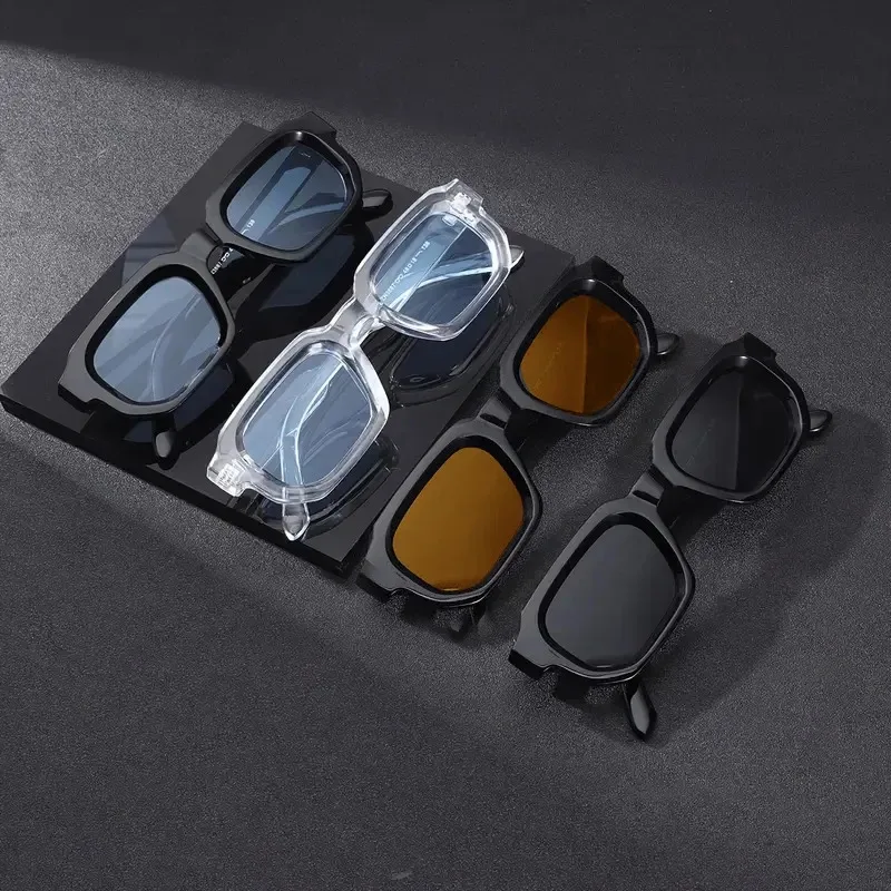 4PCS New Men's Fashion Glasses - Sunglasses Uv400 评论和价格