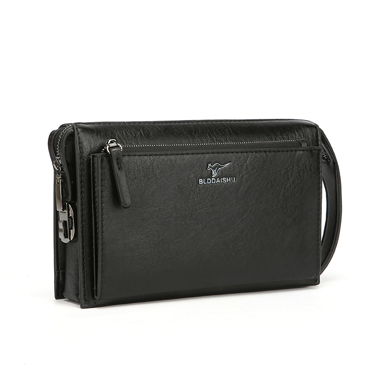 New Men's Combination Lock Ant - Leather Wallet Men 评论和价格