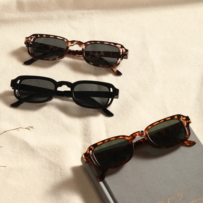 Luxurious Rectangle Sunglasses - Designer Sunglasses 评论和价格