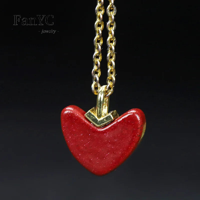 Natural V-shaped Cinnabar Love - Luxury Gift Set 评论和价格
