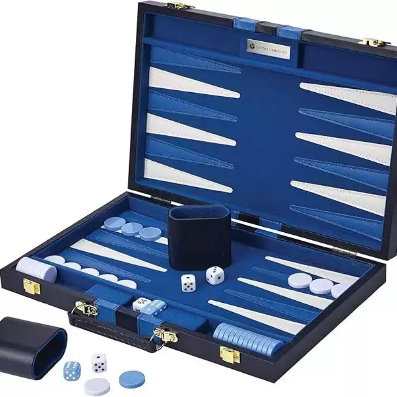 11 Inch PU Leather Chess Set B - Luxury Gift Set 评论和价格