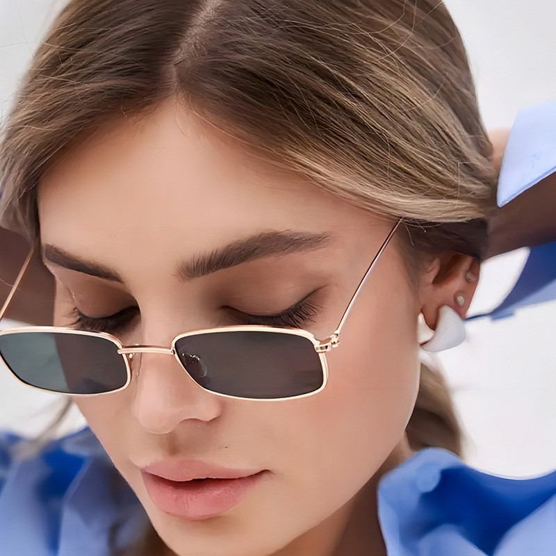 New Classic Small Frame Square - Sunglasses Uv400 评论和价格