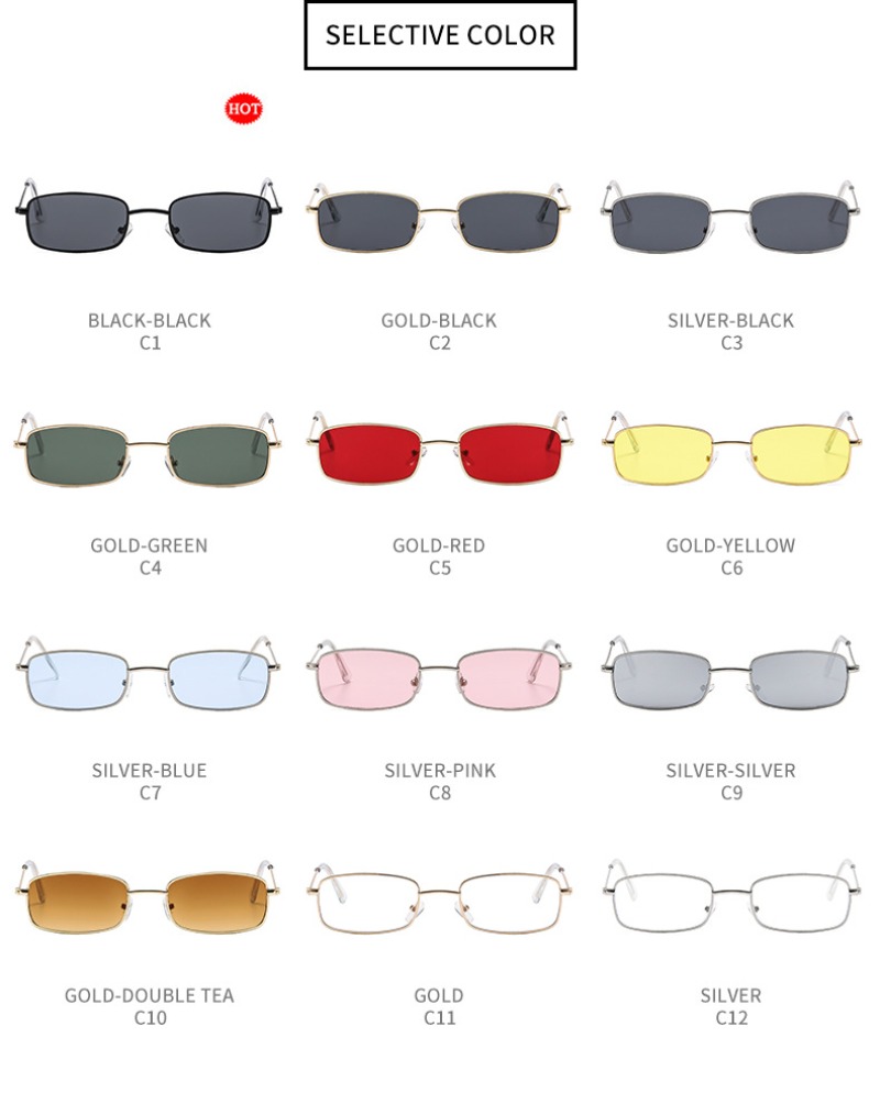New Classic Small Frame Square - Sunglasses Uv400 评论和价格