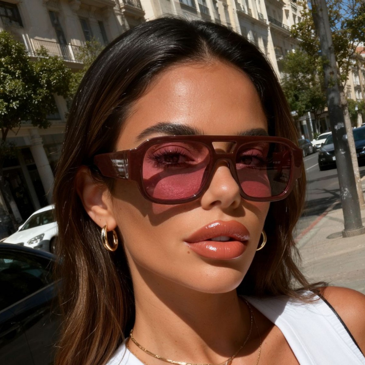 Retro Aviator Sunglasses New Y - Sunglasses Uv400 评论和价格