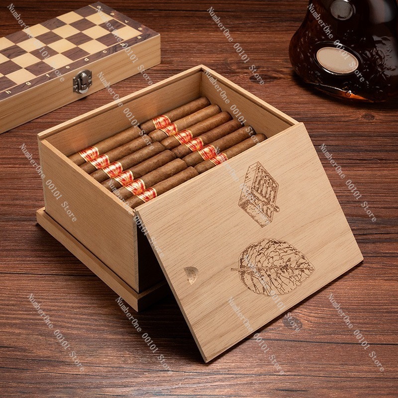 Premium Cedar Wood Cigar Humid - Premium Cigar Case 评论和价格