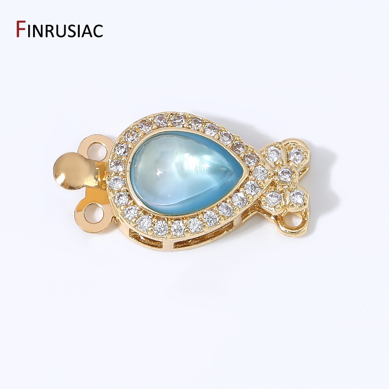 18K Gold Plated Brass Pear Opa - Gold Plated Jewelry 评论和价格