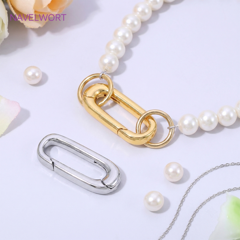 1/2/4Pcs 18K Gold Plated Oval  - Gold Plated Jewelry 评论和价格