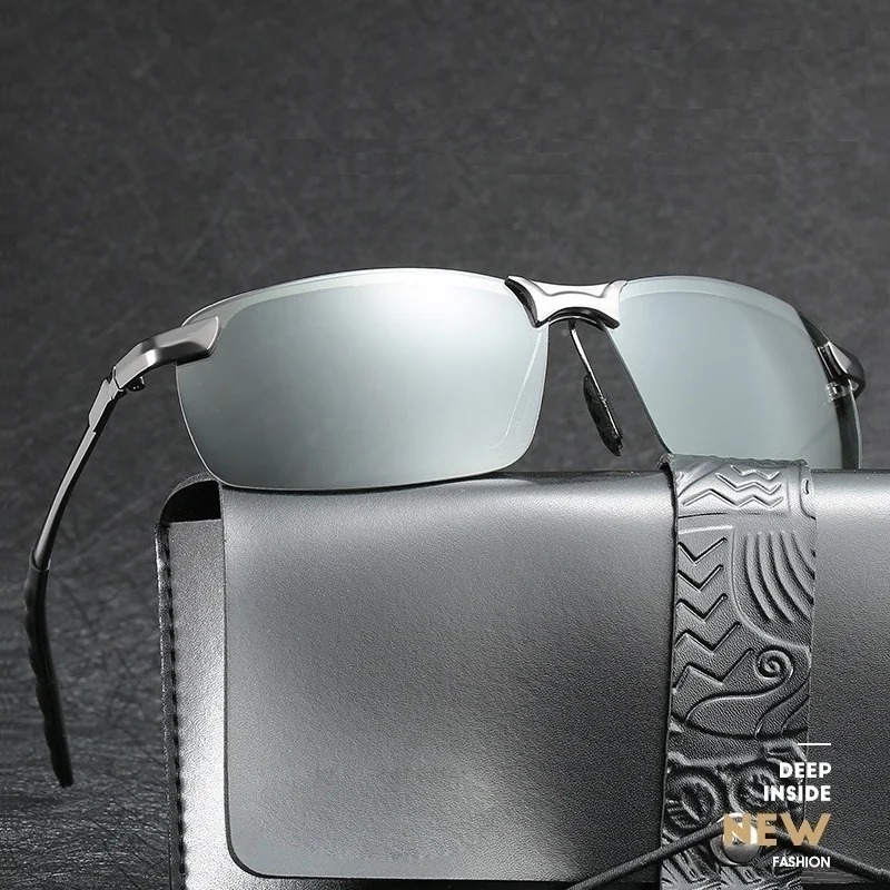 Men Photochromic Polarized Sun - Sunglasses Uv400 评论和价格