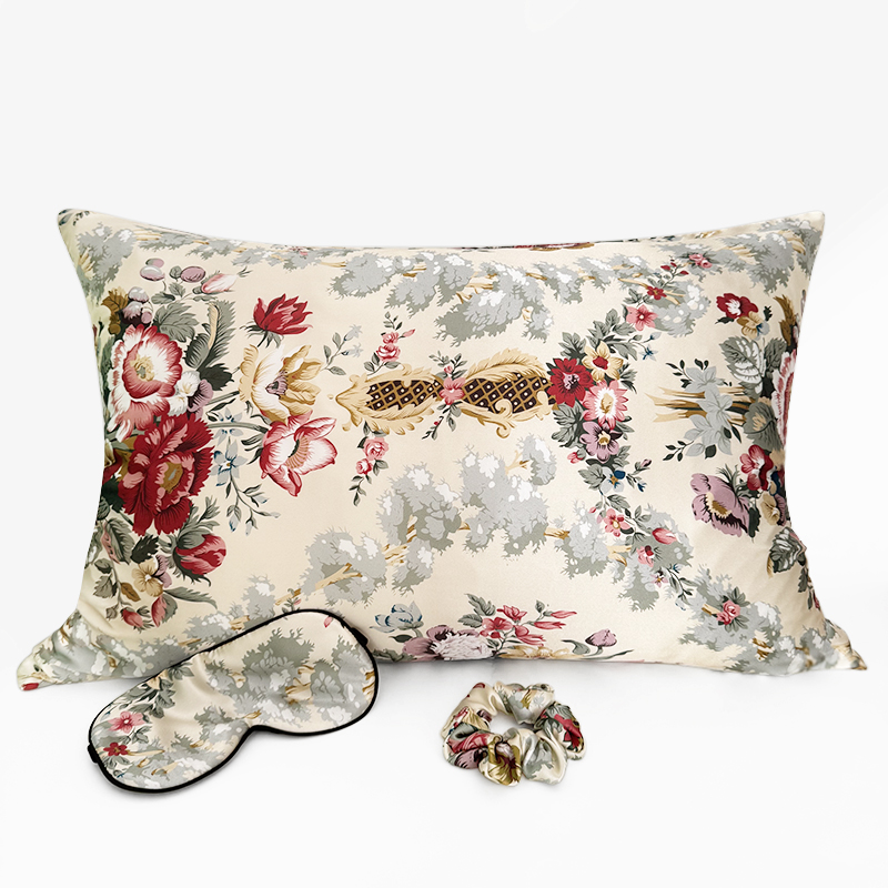 Zipper Pillowcase 1pc with Mat - Silk Pillowcase 评论和价格