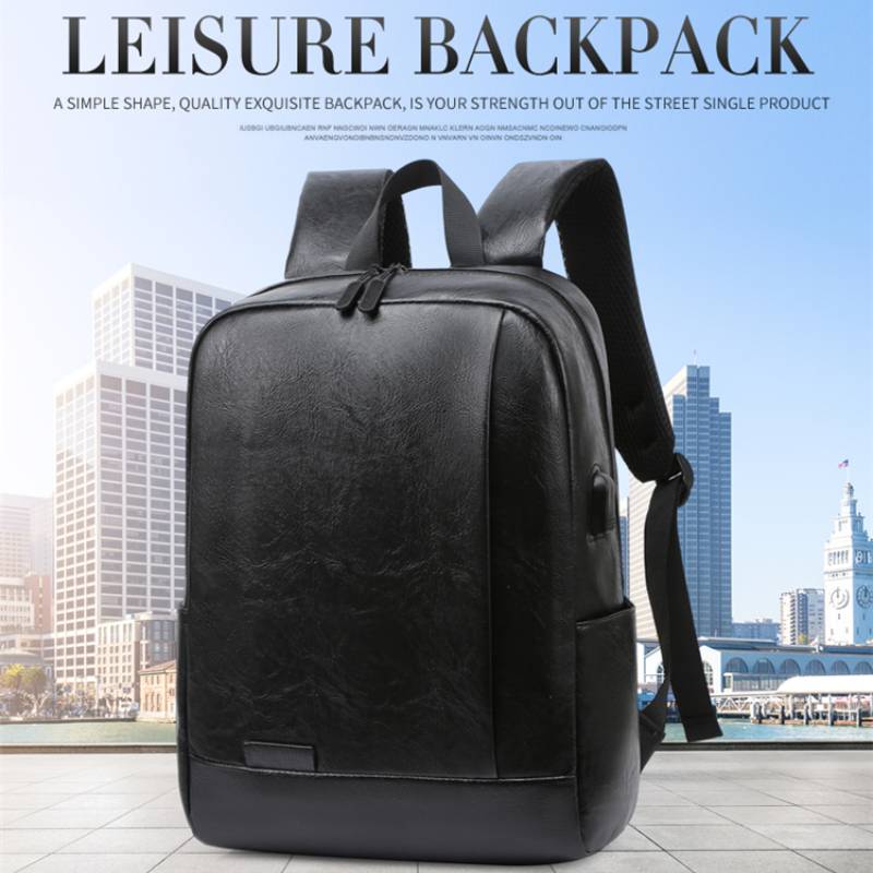 Men Fashionable Backpack PU Le - Leather Briefcase 评论和价格
