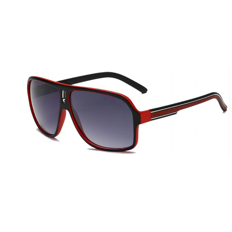 Large curved retro style fashi - Sunglasses Uv400 评论和价格