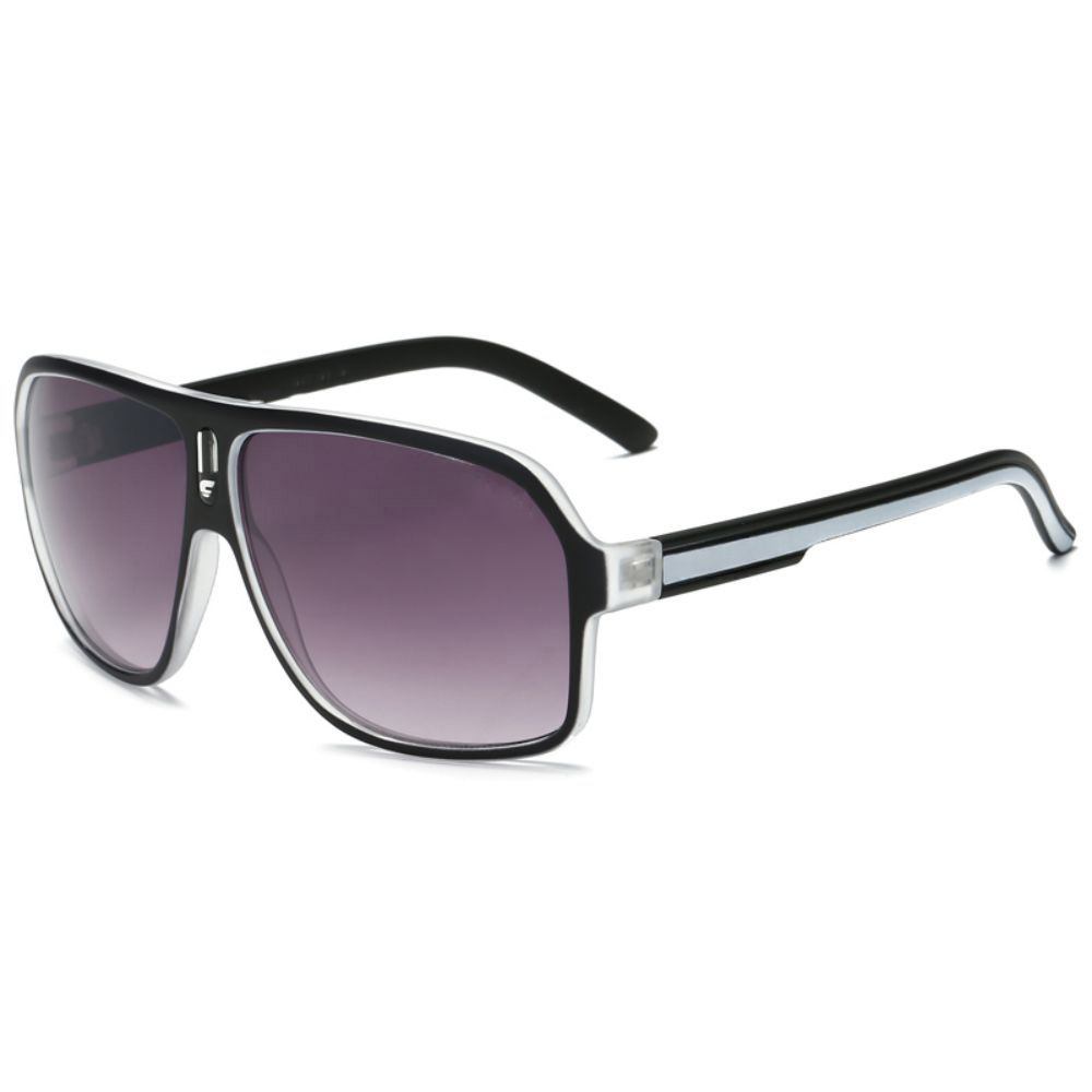 Large curved retro style fashi - Sunglasses Uv400 评论和价格