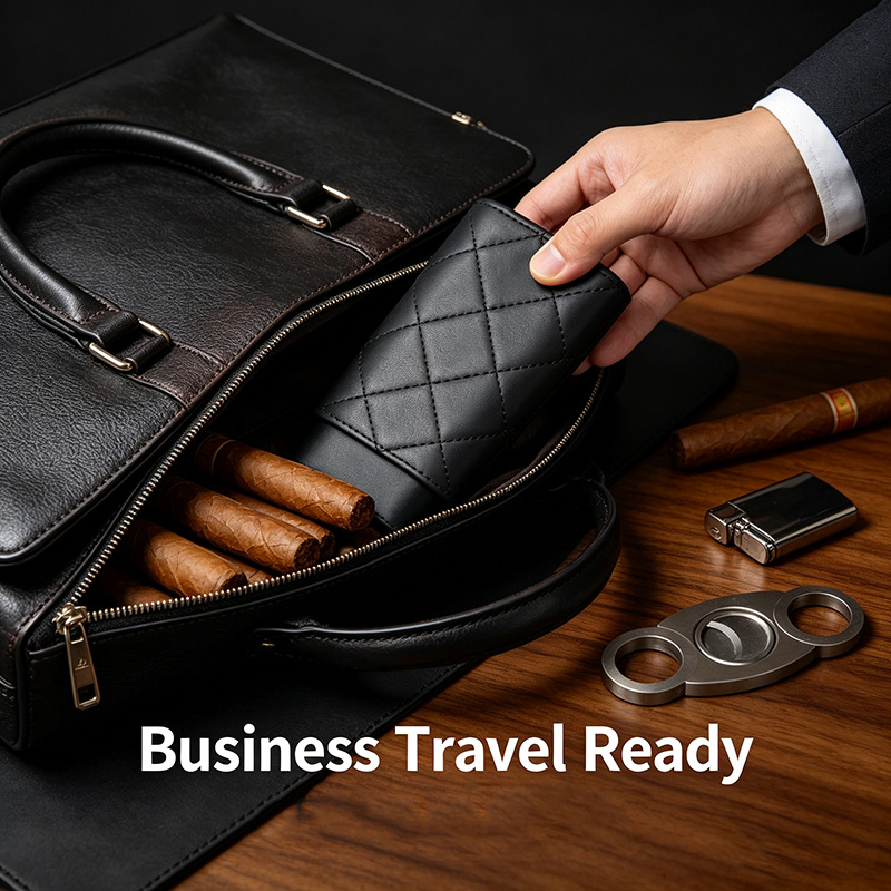 Large Size Cigar Case Premium  - Premium Cigar Case 评论和价格