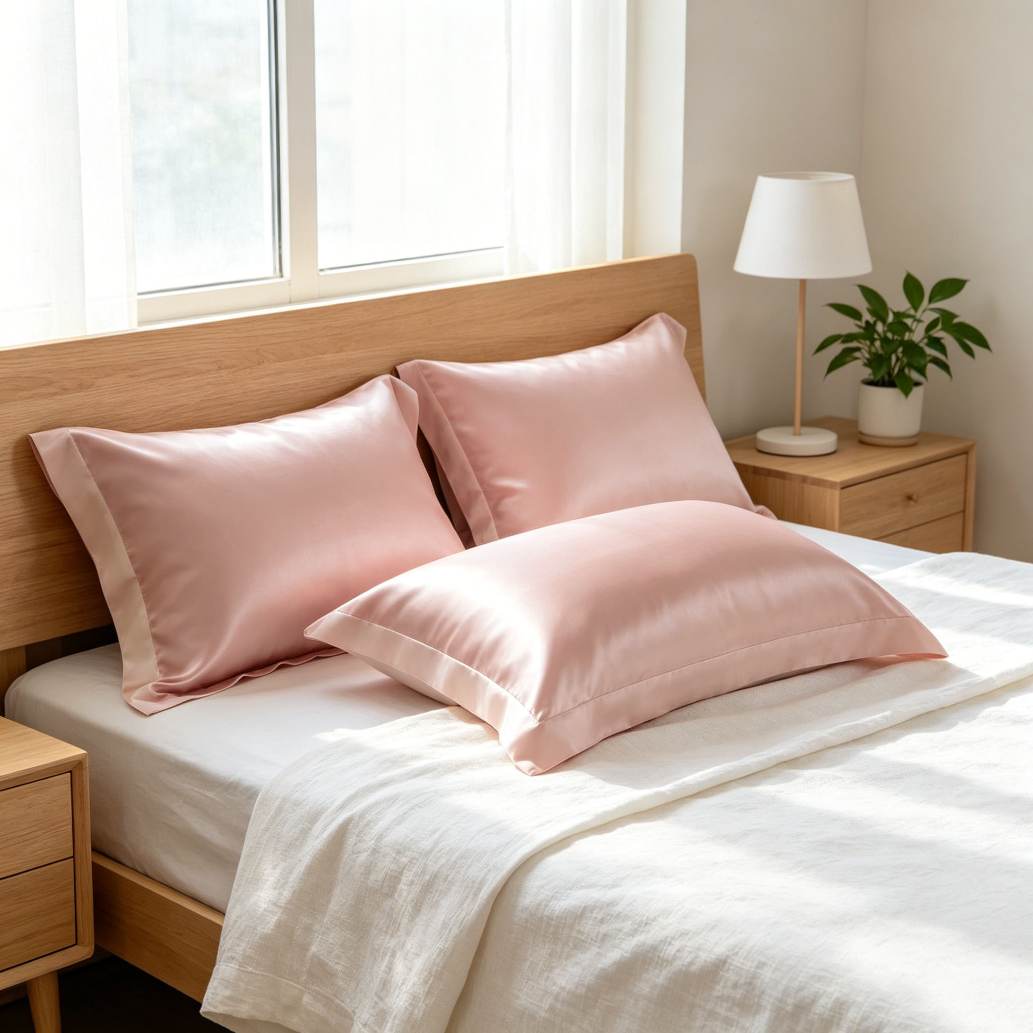 2Pcs 40 Momme Mulberry Silk Pi - Silk Pillowcase 评论和价格